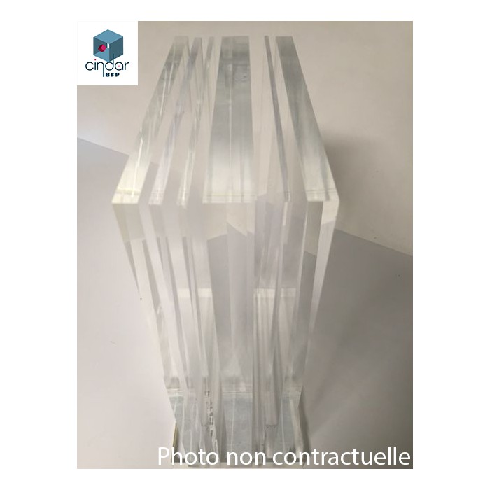 Plexiglass transparent 10mm extrudé