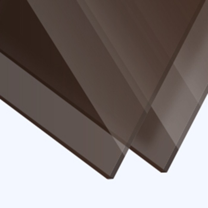 Plexiglass 8mm teinté brun