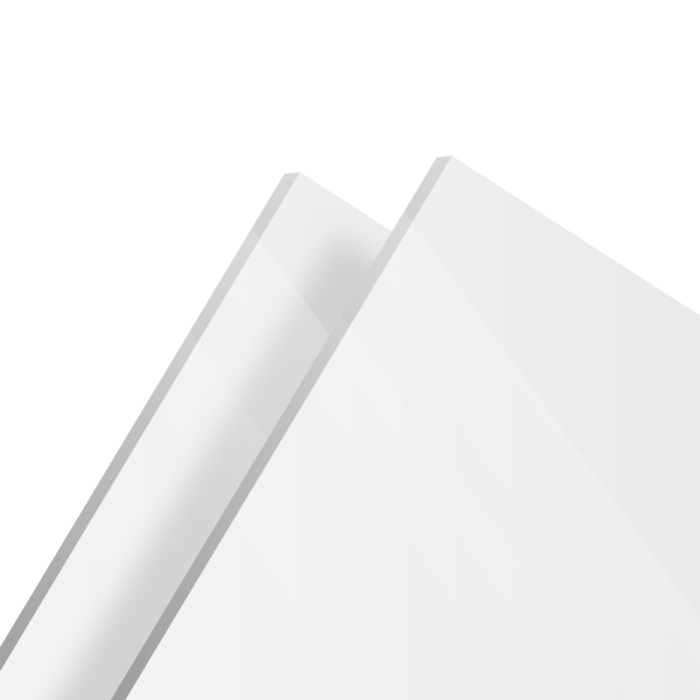 Plaque Plexiglass Blanc Opaque 15 mm sur mesure - Brillant