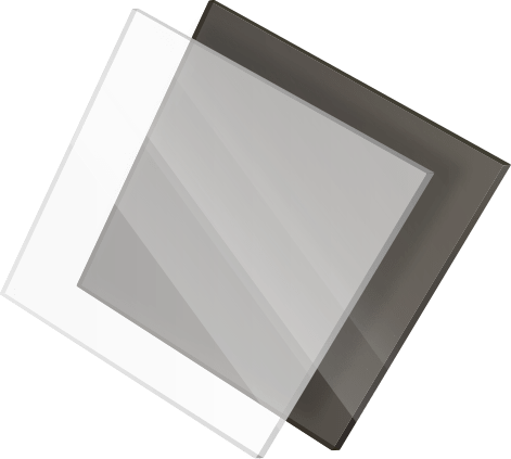 Plaque Plexi Transparent taille personnalisée / 1 ligne